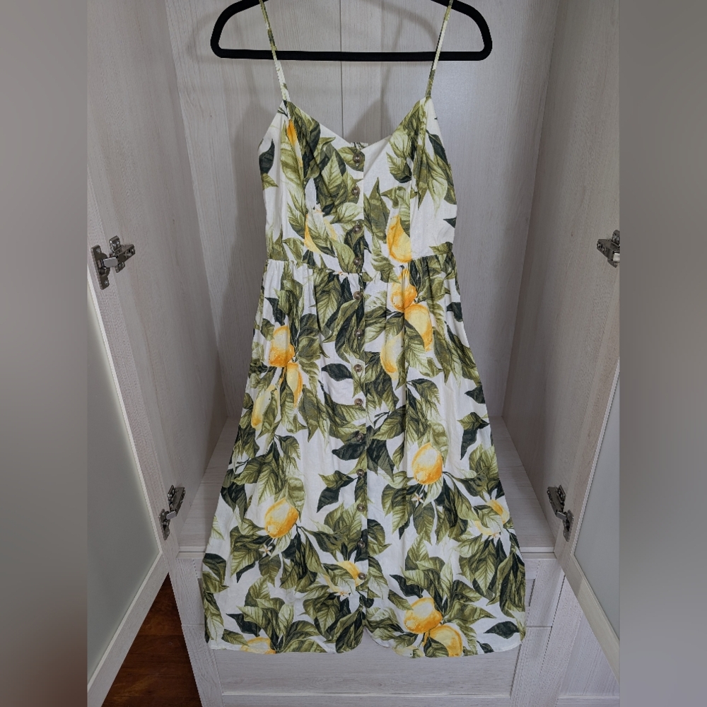Lemon Print Sundress